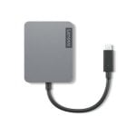 Lenovo Travel Hub Gen2 4X91A30366 Estação de Conexão USB-C com VGA HDMI 4K Cinzento Lenovo Travel Hub Gen2 4X91A30366 Estação de Conexão USB-C com VGA HDMI 4K Cinzento