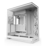 NZXT H9 Flow Weiß Midi Tower PC ATX EATX Micro ATX Mini-ITX Mesh Glas Gaming Gehäuse