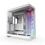 NZXT H9 Flow RGB Weiß Midi Tower PC ATX EATX Micro ATX Mini-ITX 16,5 cm CPU-Kühlerhöhe