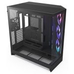 NZXT H9 Flow RGB, Midi Tower, PC, Negro, ATX, EATX, micro ATX, 16,5 cm NZXT H9 Flow RGB, Midi Tower, PC, Negro, ATX, EATX, micro ATX, 16,5 cm