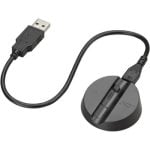 Soporte de carga Poly USB-C para Voyager 6200 recarga rápida negro