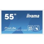 iiyama ProLite TF5539UHSC-W1AG, 55", 4K Ultra HD, Écran Tactile, LED, Blanc