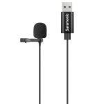 Microphone Saramonic SR-ULM10L USB omnidirectionnel avec câble 6 m, clip