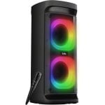Enceintes Bluetooth 60W 360° LED RGB et mode karaoké