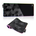 Gaming Mousepad mit LED-Beleuchtung Groß Multicolor USB rutschfeste Gummibasis Gaming Mousepad mit LED-Beleuchtung Groß Multicolor USB rutschfeste Gummibasis