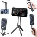 Supporto magnetico per treppiede universale con clip moschettone, rotazione 360° e compatibile MagSafe