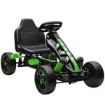 Aiyaplay Kart Pedales Para Niños De +3 Años Con Embrague Automático Verde