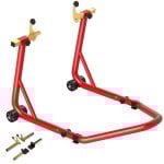 Homcom Caballete Elevador Universal Rueda Trasera Moto De Acero Carga 544 Kg Homcom Caballete Elevador Universal Rueda Trasera Moto De Acero Carga 544 Kg