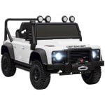 Aiyaplay Coche Eléctrico Para Niños Con Licencia Land Rover 12v Blanco Aiyaplay Coche Eléctrico Para Niños Con Licencia Land Rover 12v Blanco