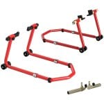 Homcom Soporte De Rueda Delantera Y Trasera Motocicleta Con Horquillas En U Y L Homcom Soporte De Rueda Delantera Y Trasera Motocicleta Con Horquillas En U Y L