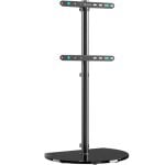 Support TV Onkron de 30 à 60 pouces, support TV universel pour un poids jusqu'à 41 kg, VESA 100 x 100 - 400 x 400 mm, base TV pivotante, noir TS5060-B