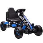 Aiyaplay Kart Pedales Para Niños De +3 Años Con Embrague Automático Azul