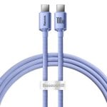 Cavo USB C Baseus CAJY000605 1,2 m 100W Violetto Trasferimento Dati Veloce Cavo USB C Baseus CAJY000605 1,2 m 100W Violetto Trasferimento Dati Veloce