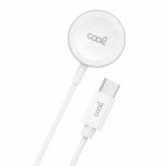 Cable cargador magnético COOL Tipo-C para Apple Watch Series 1-10 SE Ultra 2.5W Blanco Cable cargador magnético COOL Tipo-C para Apple Watch Series 1-10 SE Ultra 2.5W Blanco