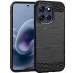 Capa para Smartphone Efeito Carbono Esquinas Reforçadas Anti-Impressões Antiderrapante