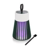 Atrapa Mosquitos Eléctrico Bg-002 Portátil Con Batería. Luz De 365 Nm Para Atrapar Mosquitos.
