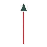 Matita in legno Lirex con motivo ad albero di Natale