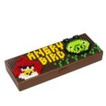 Astuccio per bambini Angry Birds. Parte anteriore con inserti rimovibili per personalizzare il design.