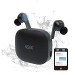 Ksix Ultimai Auriculares Inalámbricos, Autonomía 20 + 6 Horas, Ia Integrada, Traducción Simultánea, Llamadas, Asistente De Voz, Negro