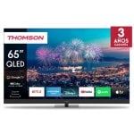 TV Thomson QLED 65" 4K Ultra HD Google TV Dolby Vision Atmos Chromecast