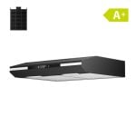 Cappa da incasso motore DC 320 m3/h 60cm filtro carbone LED touch nera Cappa da incasso motore DC 320 m3/h 60cm filtro carbone LED touch nera