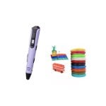 Bolígrafo 3D Impresión Pantalla LCD Kit 20 Colores PLA Ajuste Temperatura y Velocidad