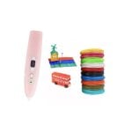 Bolígrafo 3D Bajo Consumo Filamento PCL 1,75mm Antiescaldaduras 5 Colores USB
