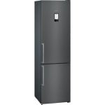 Frigorífico Siemens Combinado 204 cm 368L E Preto Inox LCD Smart Connect