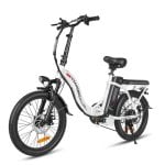 Bicicleta eléctrica SAMEBIKE CY20 plegable 7 velocidades 32 km/h 80 km autonomía aluminio