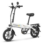 Elektrisches Fahrrad SAMEBIKE YINYU14 Faltbar 350 W 14 Zoll 36 V 7,8 Ah Scheibenbremse