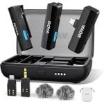 BOYA BOYALINK 2 Microfone Sem Fios 3-em-1 Omnidirecional USB-C/TRS com Cancelamento de Ruido