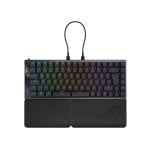 Teclado mecánico ASUS ROG Falcata 75% Layout QWERTZ alemán inalámbrico RGB negro