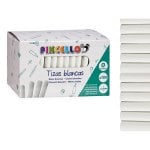 Craie blanche Set 100 pièces Design élégant Utilité élevée Composition argile Craie blanche Set 100 pièces Design élégant Utilité élevée Composition argile