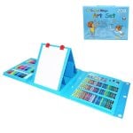 Conjunto Completo de Pintura com 208 Peças com Cavalete e Acessórios