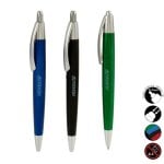 Caneta Clip Metal 3 Cores Design Elegante Jogo 3 Unidades