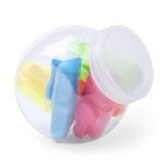 Marqueur fluorescent Layax Set 5 couleurs minimalistes en pot transparent