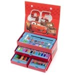 Conjunto de Pintura Disney Cars Maleta 54 Peças Organizadores Termoplástico