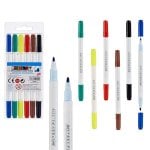 Feutre double pointe Set 6 couleurs PVC Termoplastique