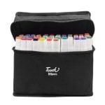 Filzstift Set 80-teilig Doppelspitze Tragetasche Vielseitige Farben Filzstift Set 80-teilig Doppelspitze Tragetasche Vielseitige Farben