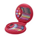 Set de dessin Trinen 29 pièces étui rond couleurs vives sécurité