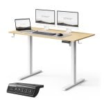 Escritorio SENSE7 NOJO Light 120x60 cm Ajuste Eléctrico Altura Memoria Negro/Madera/Hormigón/Gris Escritorio SENSE7 NOJO Light 120x60 cm Ajuste Eléctrico Altura Memoria Negro/Madera/Hormigón/Gris