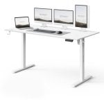 Escritorio SENSE7 NOJO Light 140x70 cm ajuste altura eléctrico panel LED 70 kg