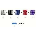 Kit de rendimiento de pedales Moza Racing RS069 CRP2 10 muelles 22 piezas Multicolor Kit de rendimiento de pedales Moza Racing RS069 CRP2 10 muelles 22 piezas Multicolor