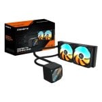 Wasserkühlung GIGABYTE GAMING 240 240mm 2 Lüfter ARGB Multi LED Slide Lock Daisy-Chain Wasserkühlung GIGABYTE GAMING 240 240mm 2 Lüfter ARGB Multi LED Slide Lock Daisy-Chain