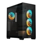 Torre PC Gigabyte C500 PANORAMIC STEALTH ATX Vetro Temperato Nero Gaming Torre PC Gigabyte C500 PANORAMIC STEALTH ATX Vetro Temperato Nero Gaming