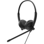 Auriculares Dell con cable USB-C, micrófono boom, diadema y color negro Auriculares Dell con cable USB-C, micrófono boom, diadema y color negro