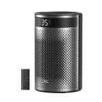 Dreo Aquecedor Cerâmico Portátil Atom 416 1500W Prateado e Preto Dreo Aquecedor Cerâmico Portátil Atom 416 1500W Prateado e Preto