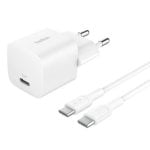 Caricatore da parete Belkin BoostCharge 25W USB-C PD 3.1 cavo 1 m Bianco Caricatore da parete Belkin BoostCharge 25W USB-C PD 3.1 cavo 1 m Bianco