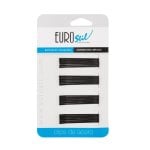 Eurostil Haarspangenbox Mattschwarz 50mm 24un Eurostil Haarspangenbox Mattschwarz 50mm 24un