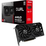 Tarjeta Gráfica ASUS Dual Radeon RX 9060 XT 16GB GDDR6 PCIe 5.0 doble ventilador